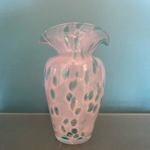☘️VTG Young & Constantine Art Glass Vase